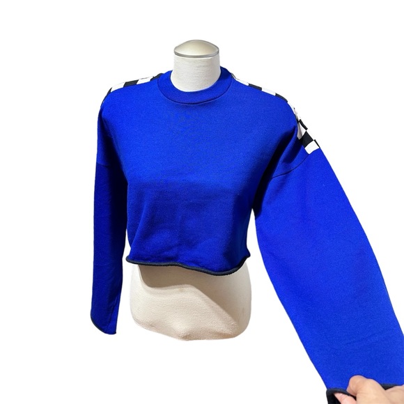 The Ragged Priest Cropped Pullover Boxy Black Sweatshirt Women’s Size XS - Picture 7 of 11